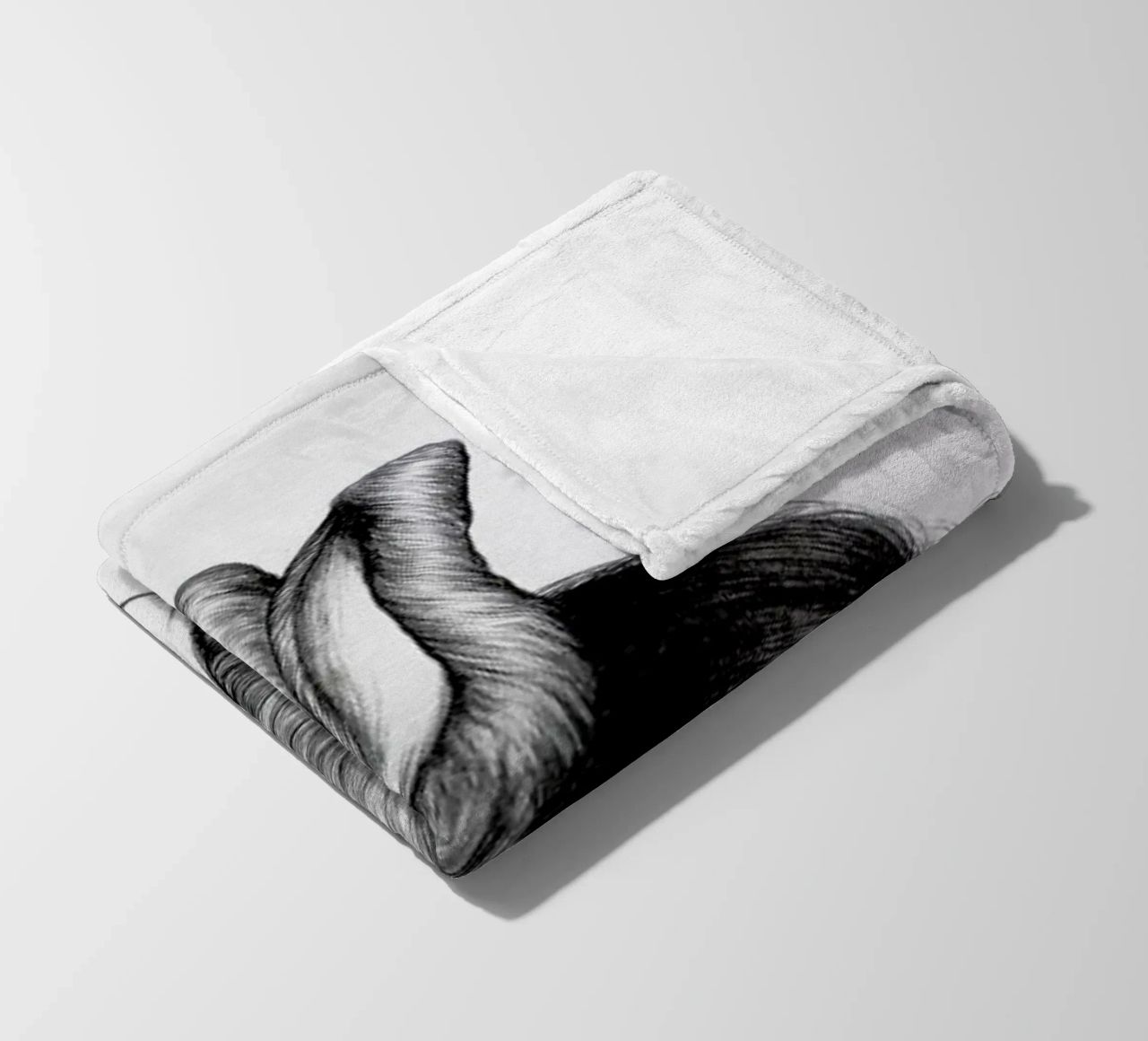 Peculiar Rabbit coperta in pile da The White Deer