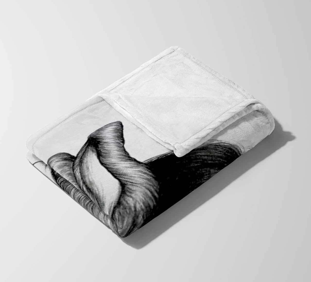 Peculiar Rabbit coperta in pile da The White Deer