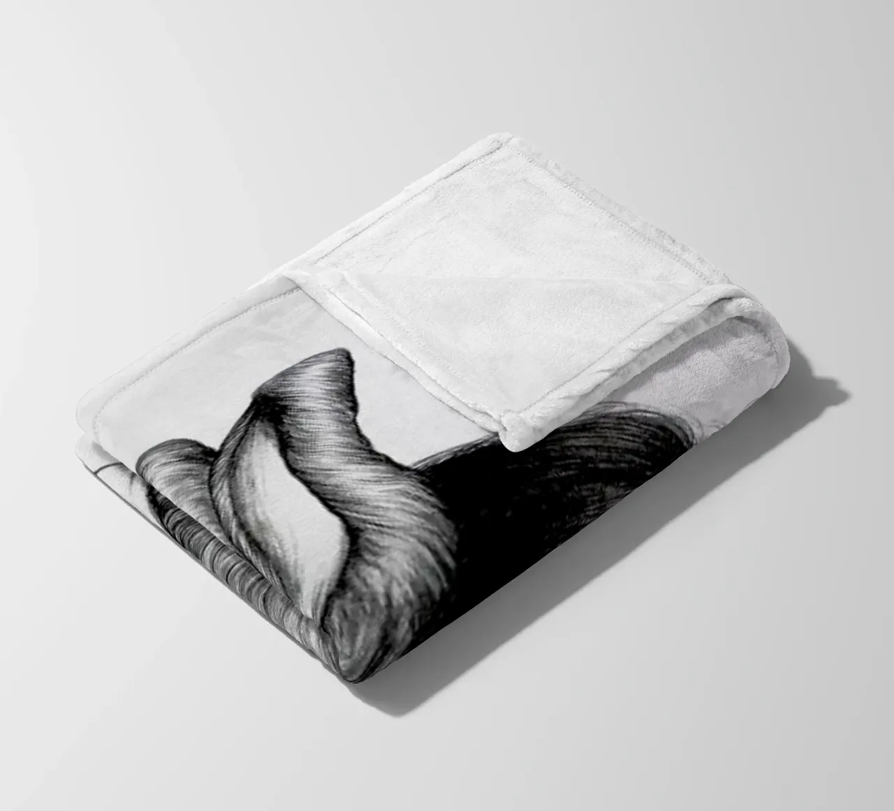 Peculiar Rabbit coperta in pile da The White Deer