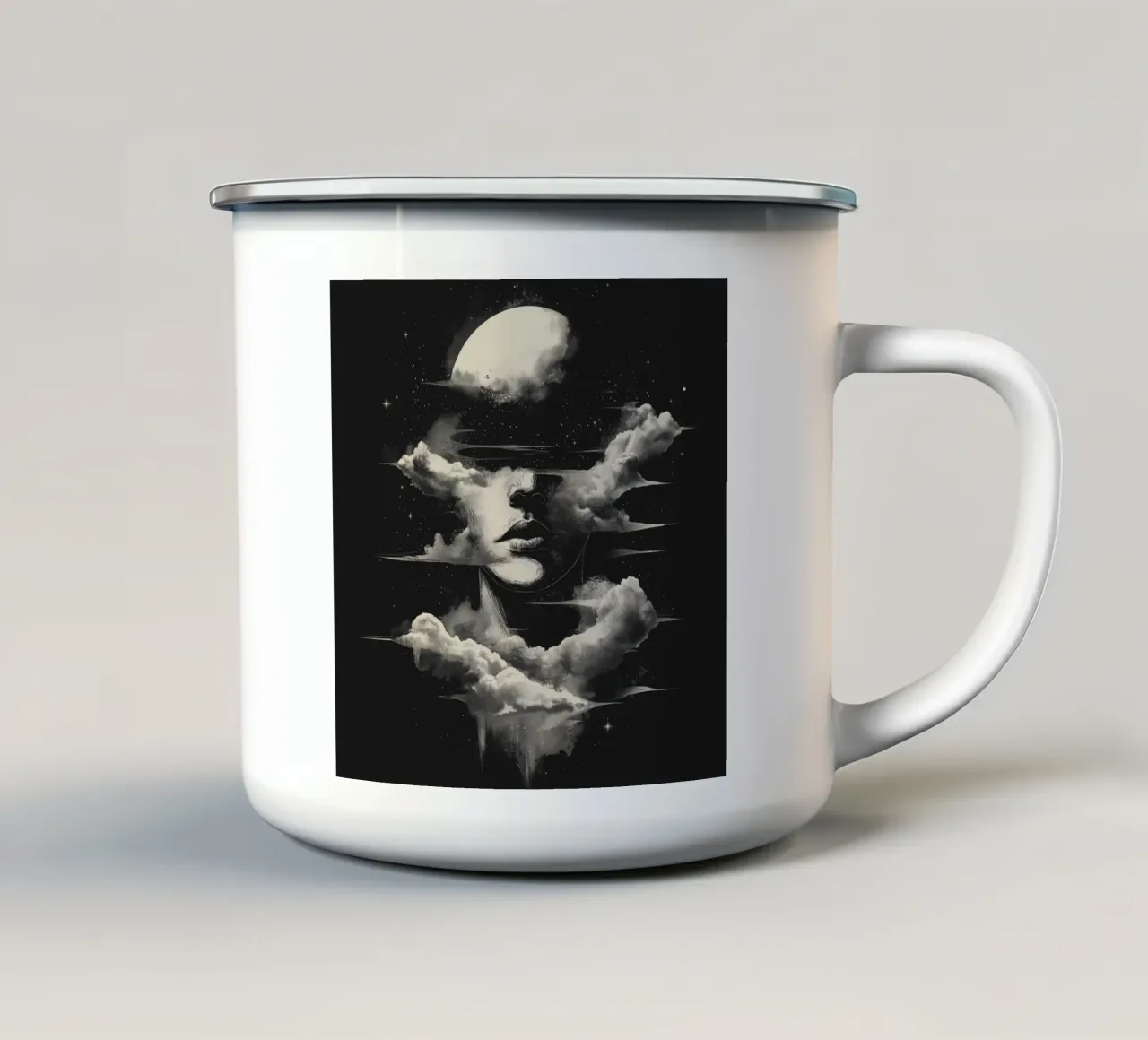 Infinite Mind tazza in smalto da Motivate-Today