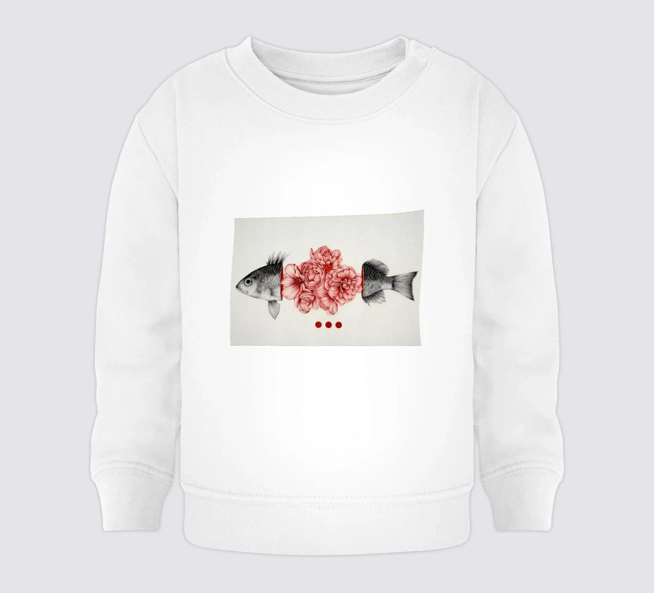 To Bloom Not Bleed felpa neonato da The White Deer