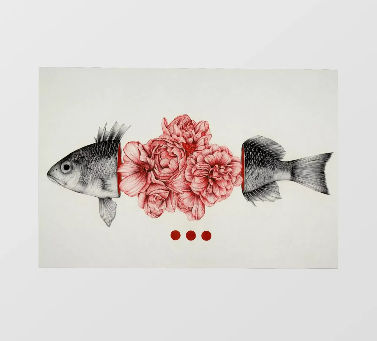 To Bloom Not Bleed telo in pvc da The White Deer