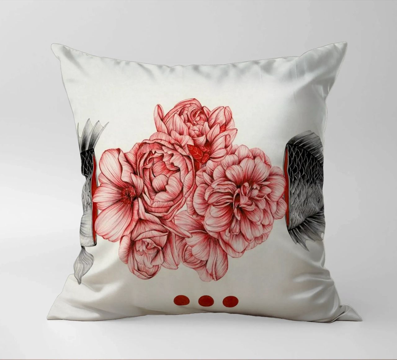 To Bloom Not Bleed cuscino da The White Deer