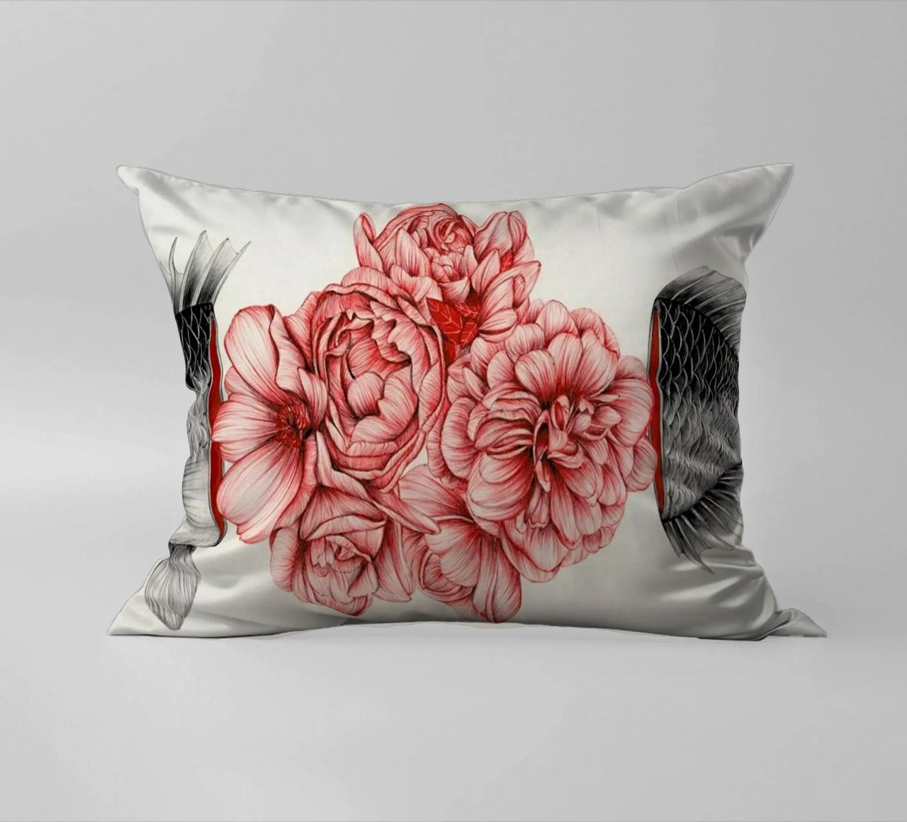 To Bloom Not Bleed cuscino da The White Deer
