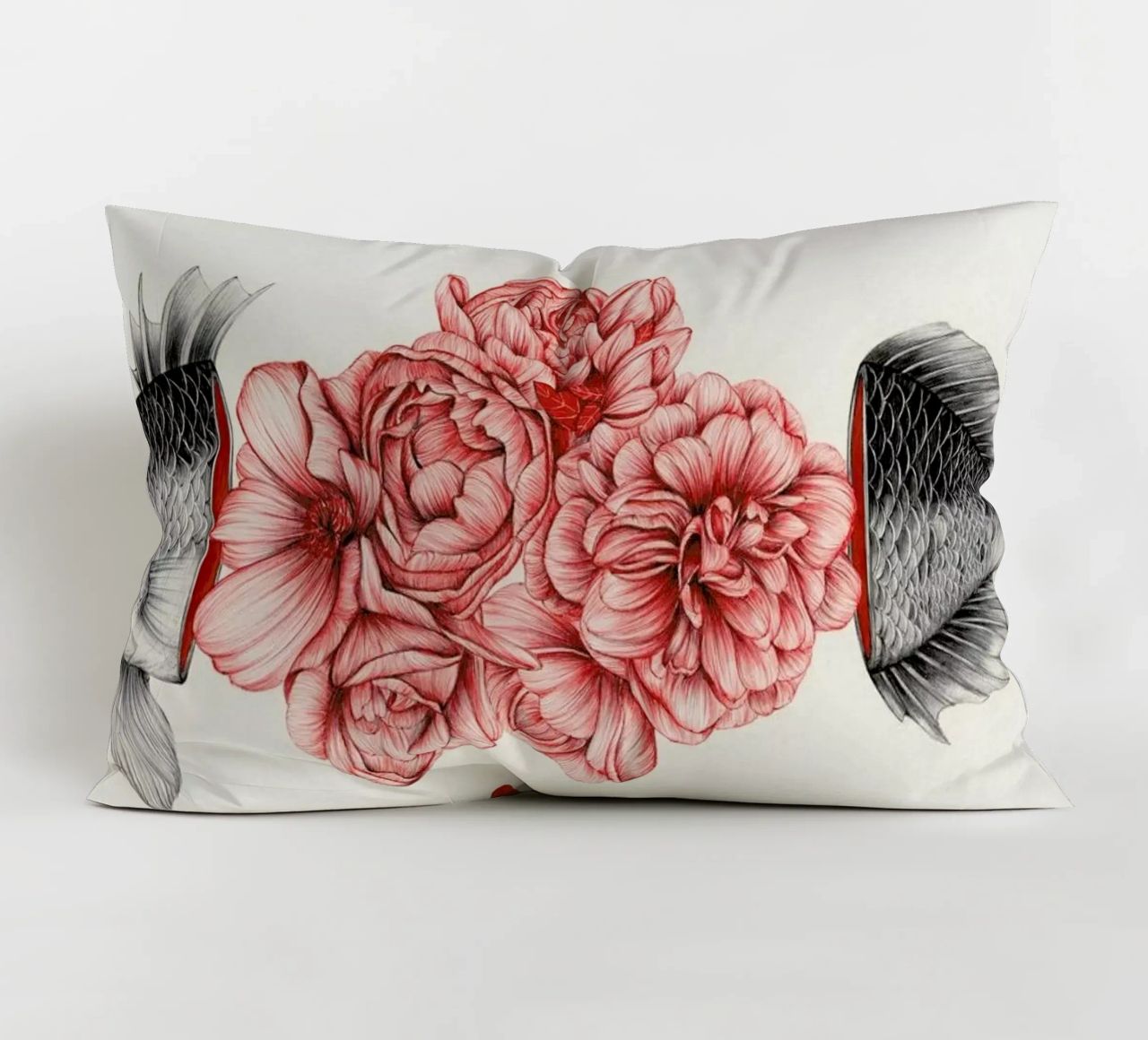 To Bloom Not Bleed cuscino da The White Deer
