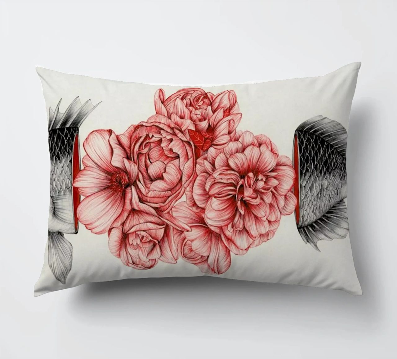 To Bloom Not Bleed cuscino da The White Deer