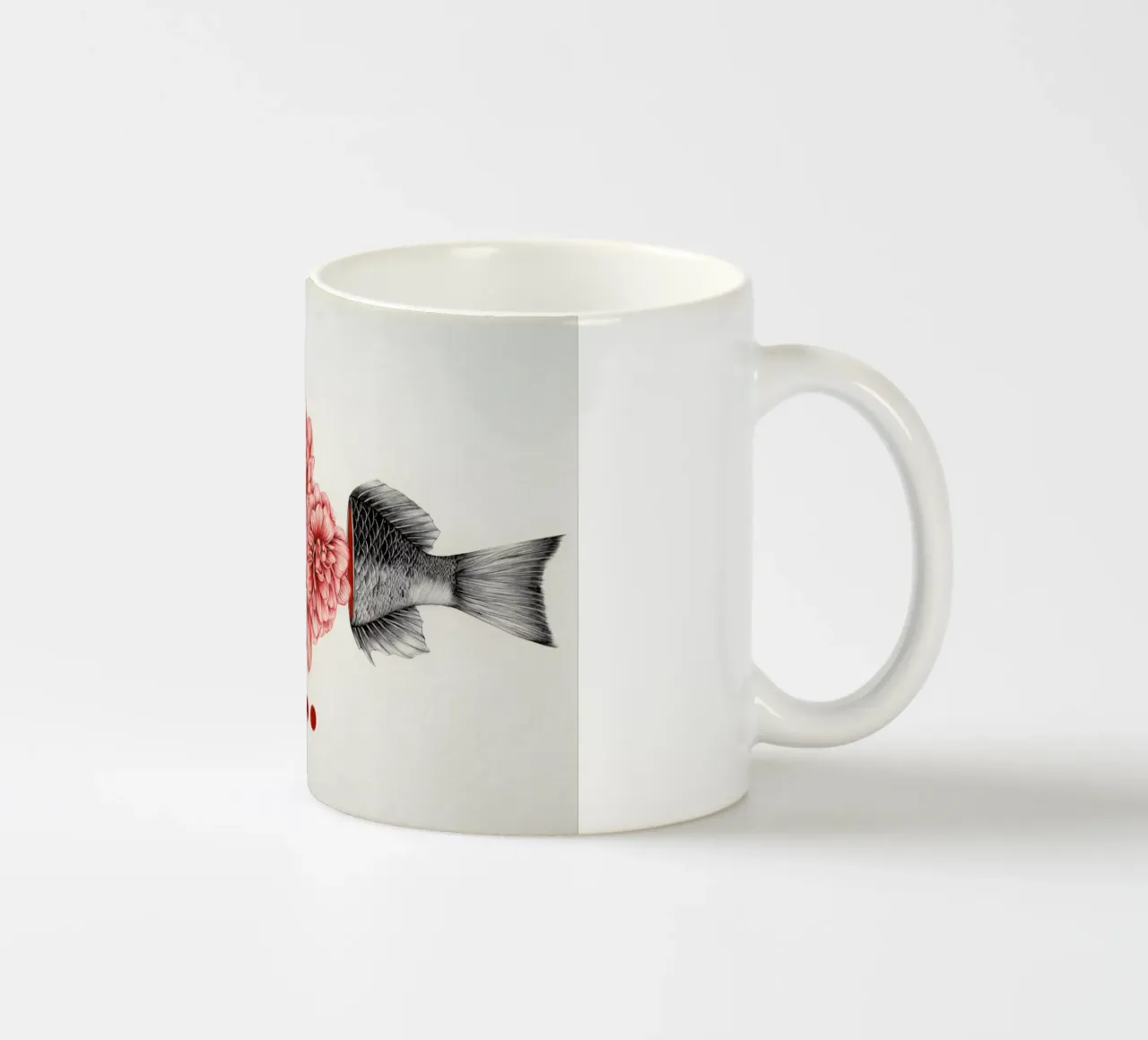 To Bloom Not Bleed tazza in ceramica da The White Deer