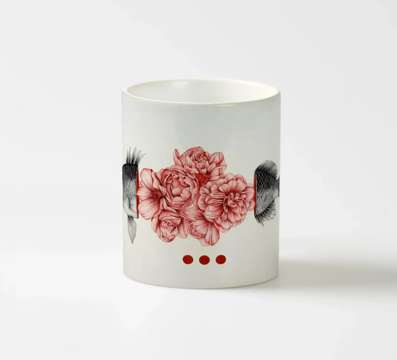 To Bloom Not Bleed tazza in ceramica da The White Deer