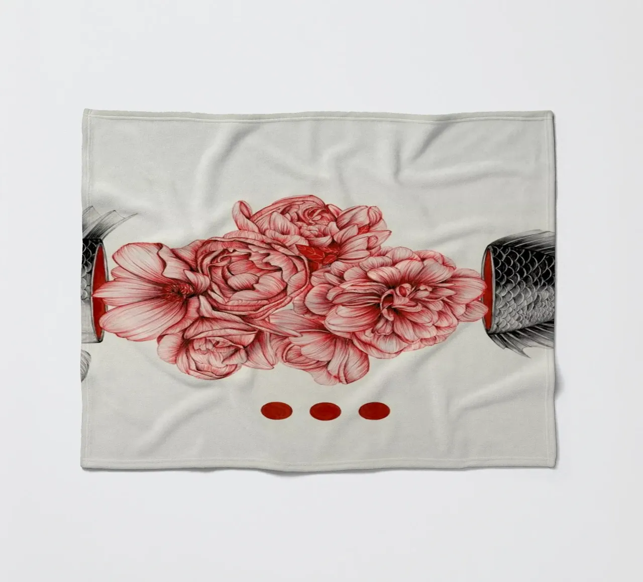 To Bloom Not Bleed coperta in pile da The White Deer