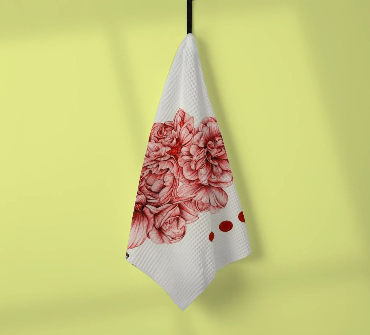 To Bloom Not Bleed canovaccio da cucina da The White Deer