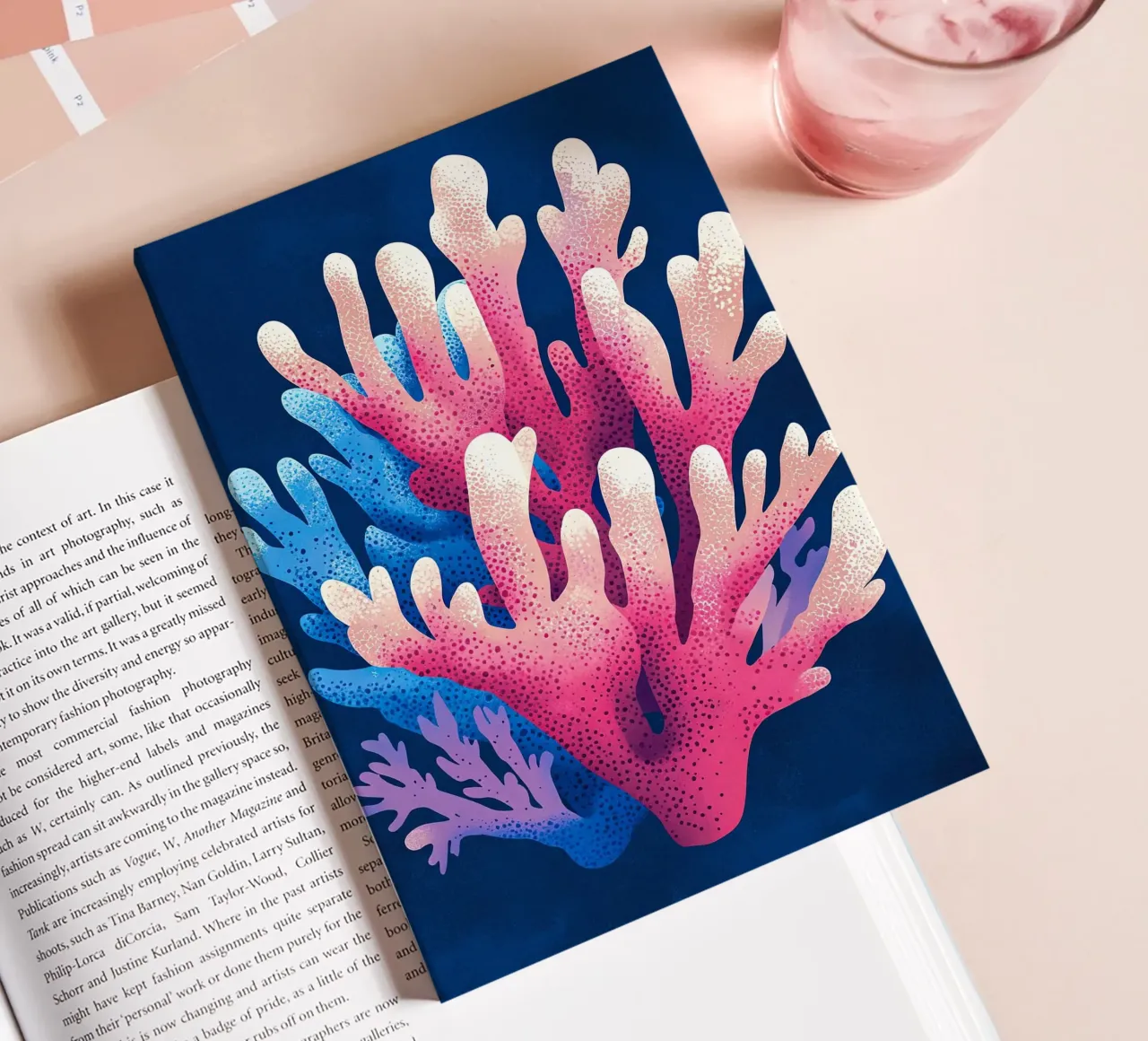 Corals in Harmony notebook by The Sea