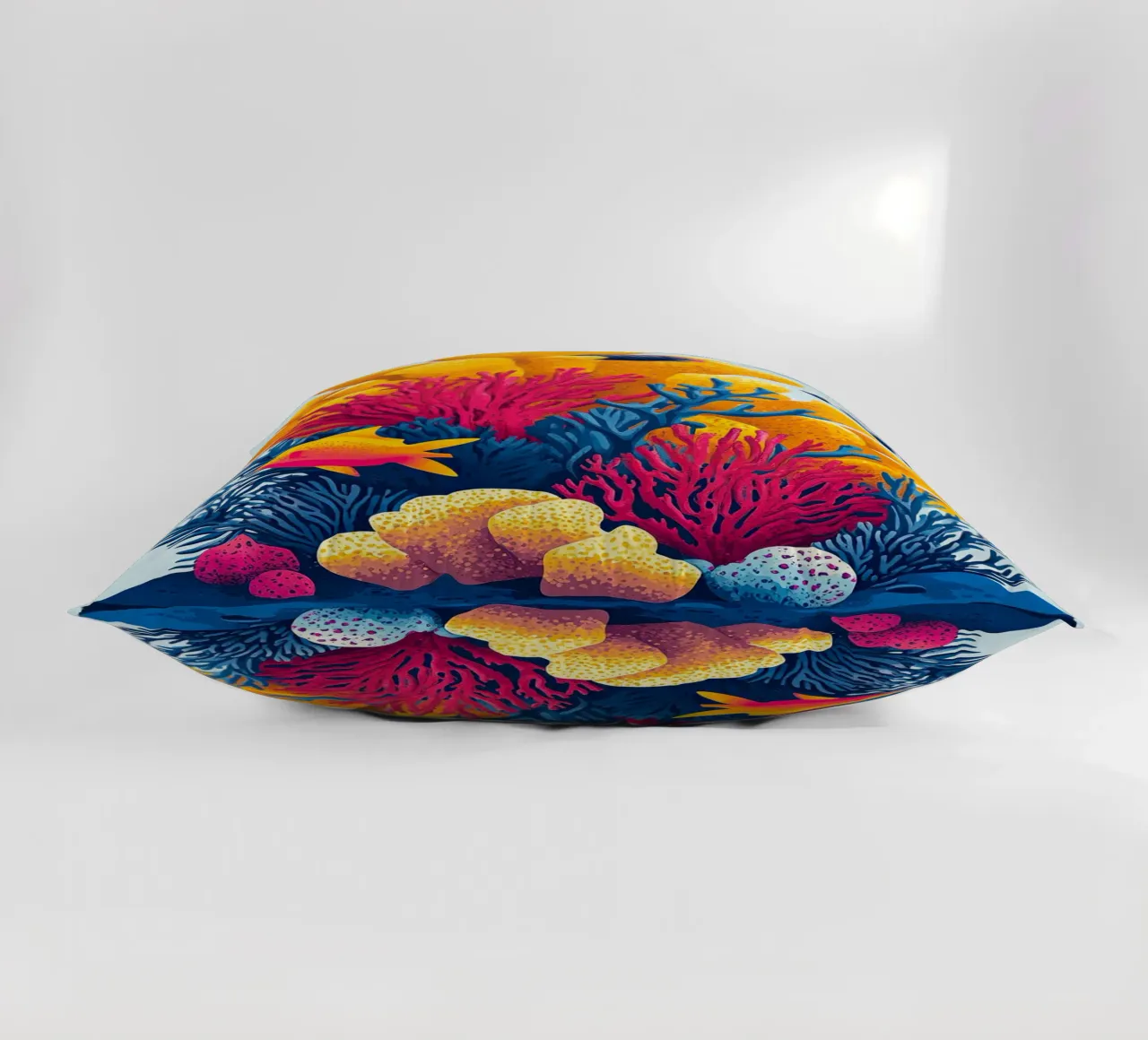 The Wonders of the Reef decorative cushion by The Sea