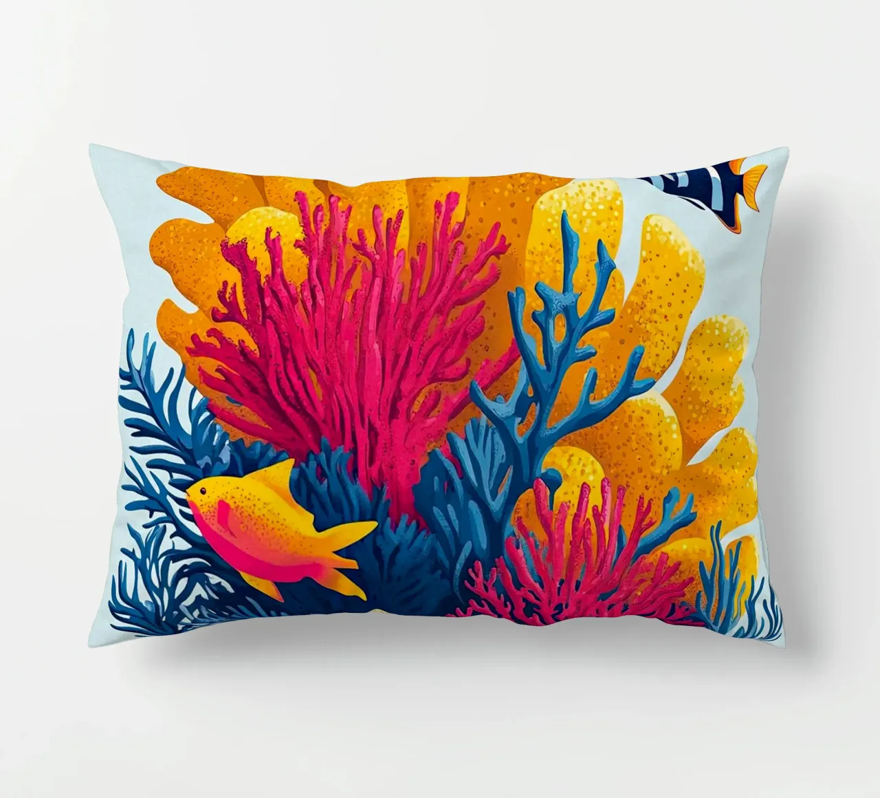 The Wonders of the Reef decorative cushion by The Sea