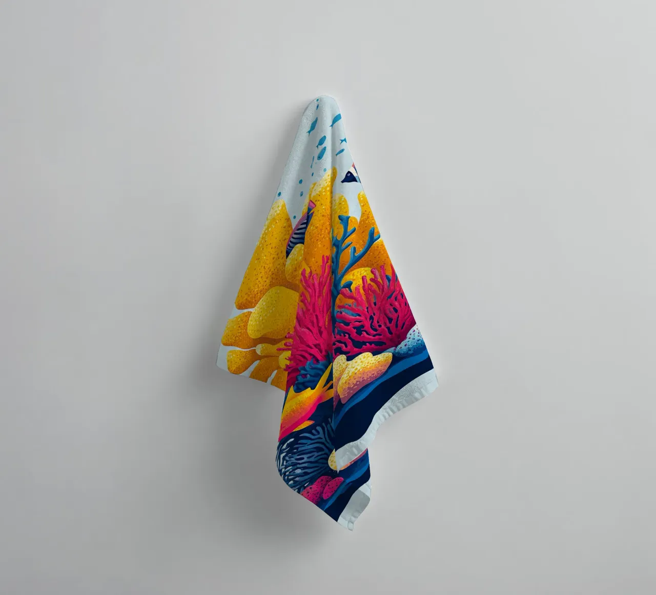 The Wonders of the Reef towel by The Sea
