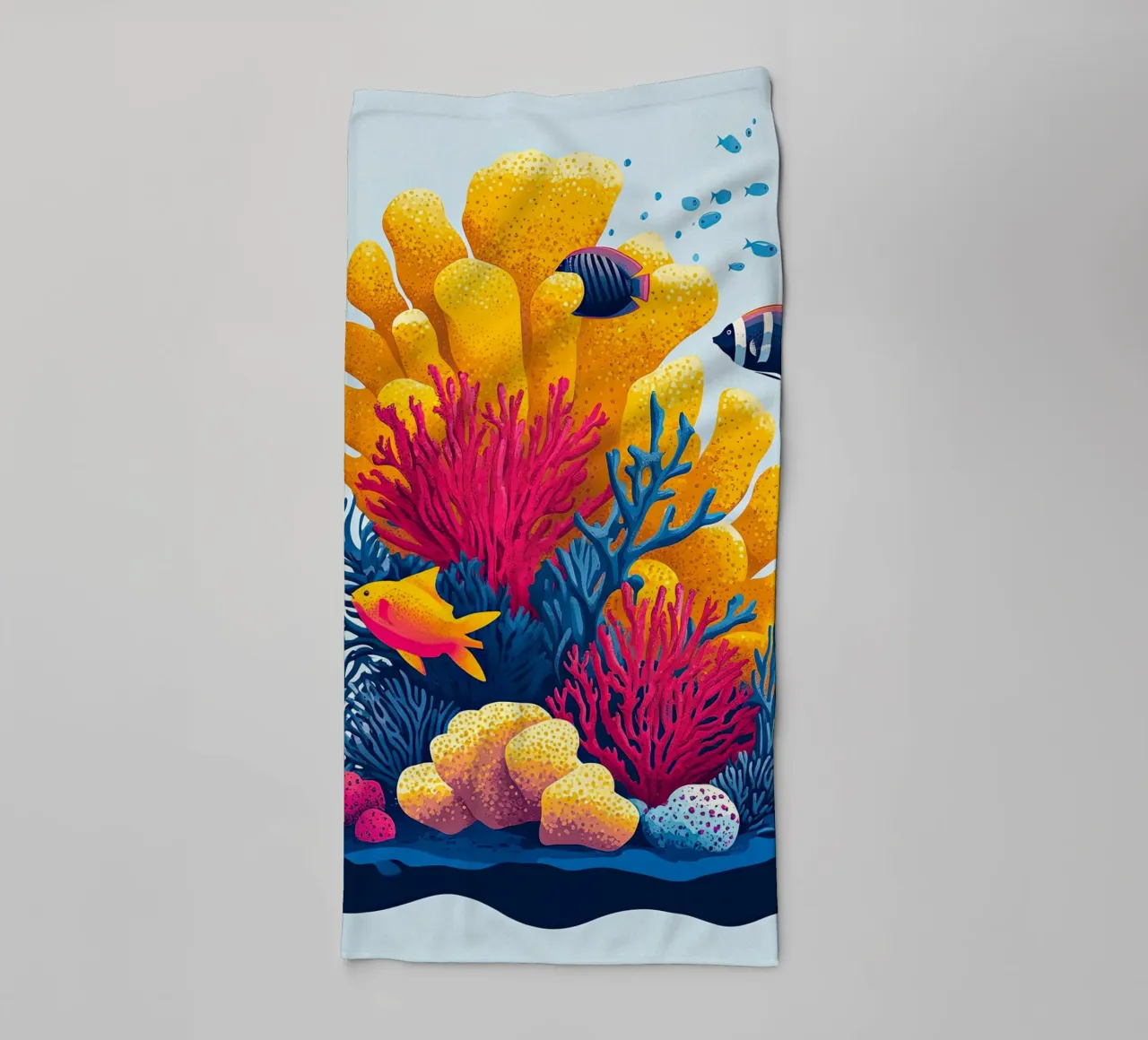 The Wonders of the Reef towel by The Sea