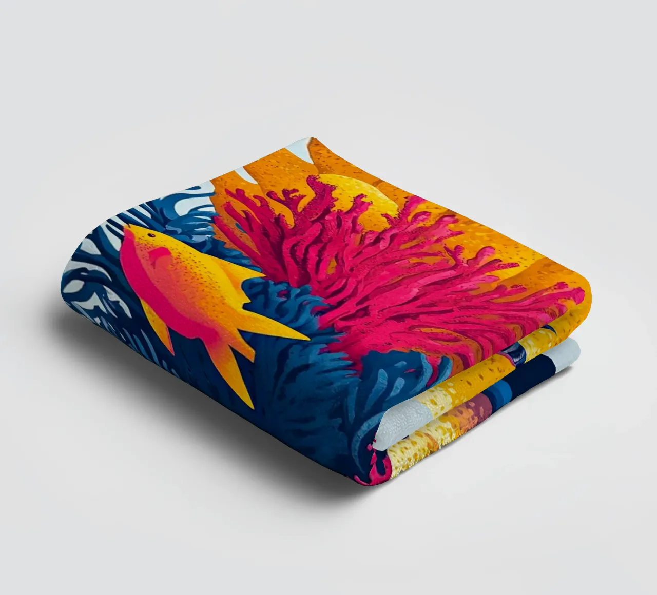 The Wonders of the Reef towel by The Sea