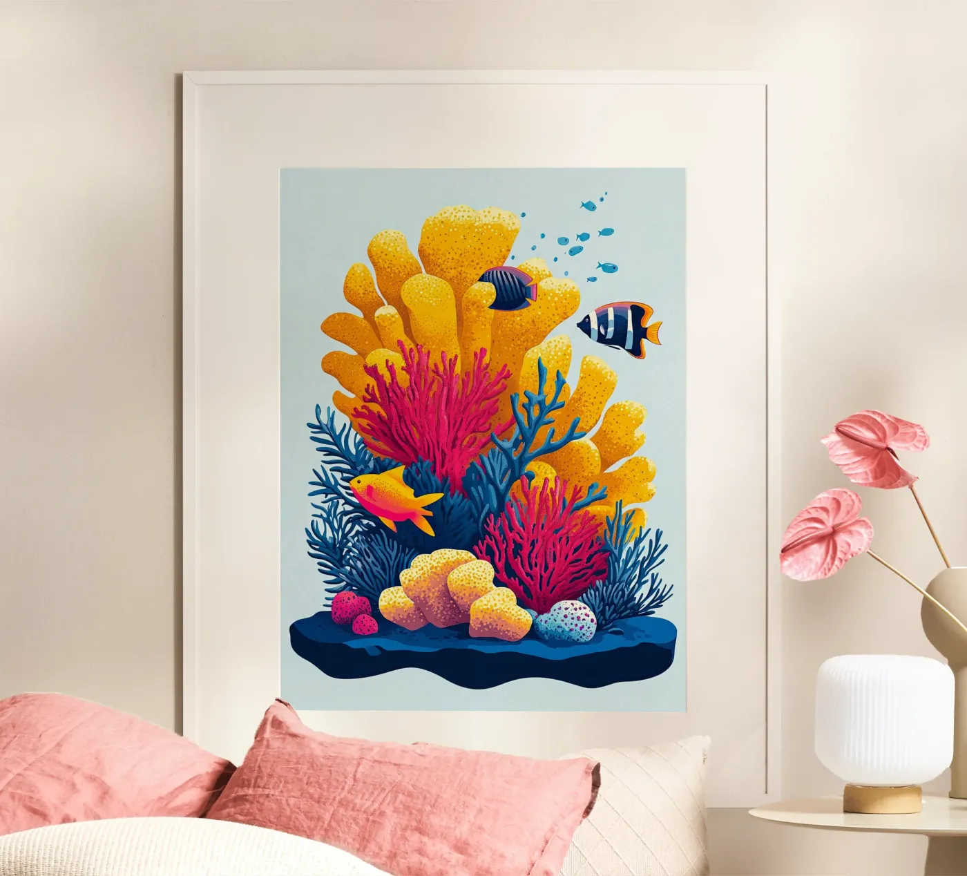 Die Wunder des Riffs Poster von The Sea