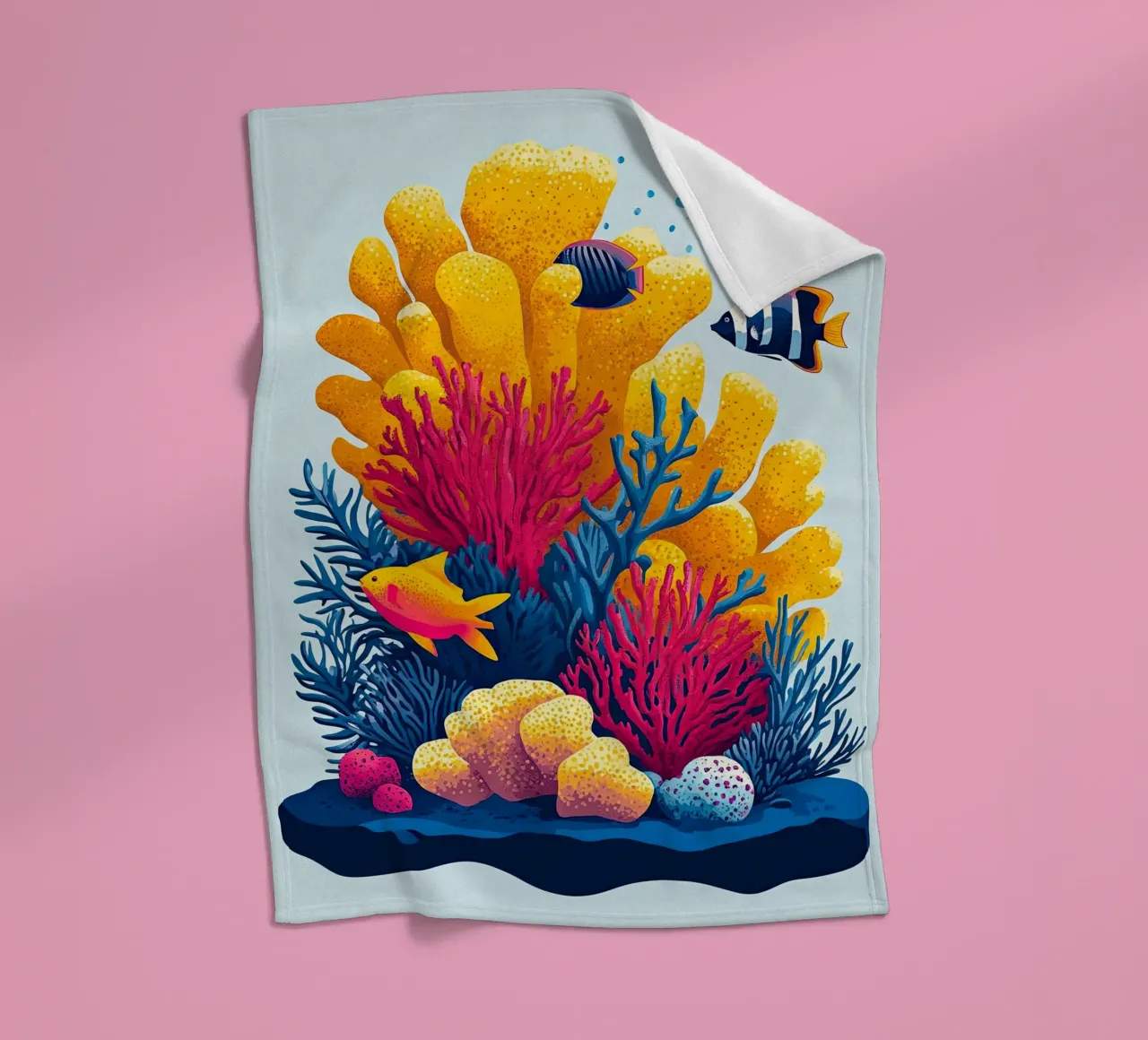 Die Wunder des Riffs Fleecedecke von The Sea