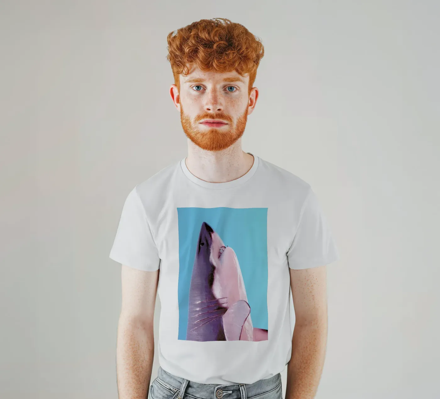 Attack! Blue t-shirt da Ballack Art House