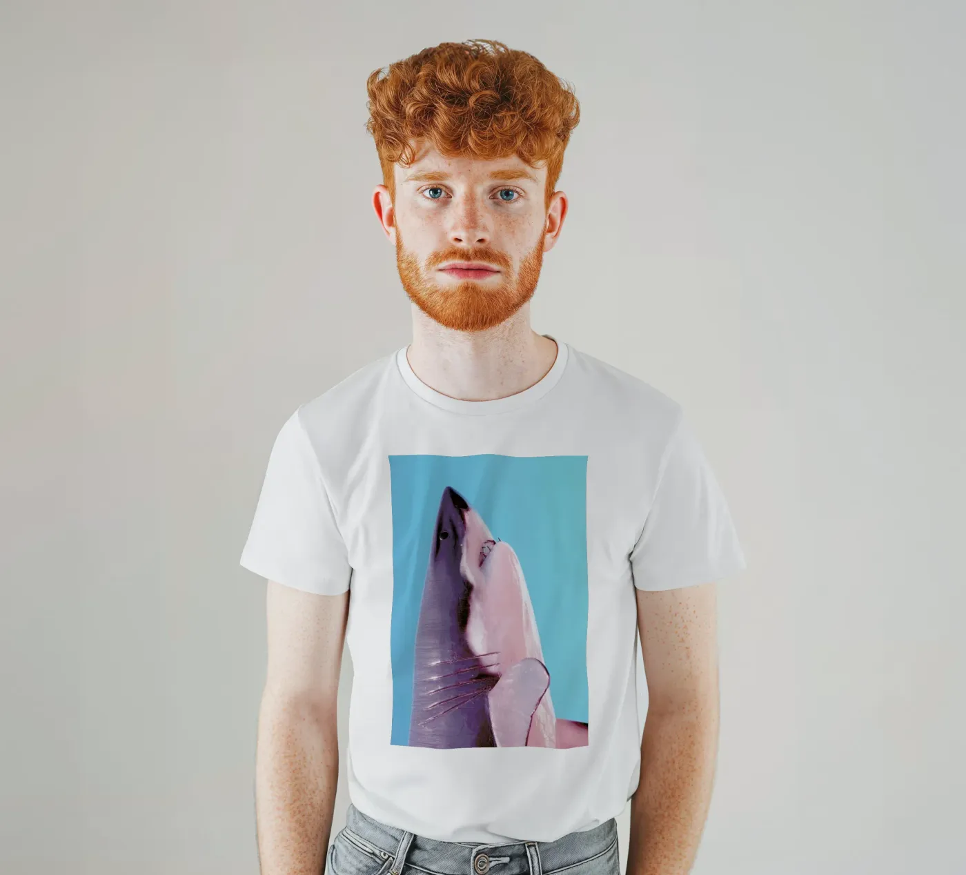 Attack! Blue t-shirt da Ballack Art House
