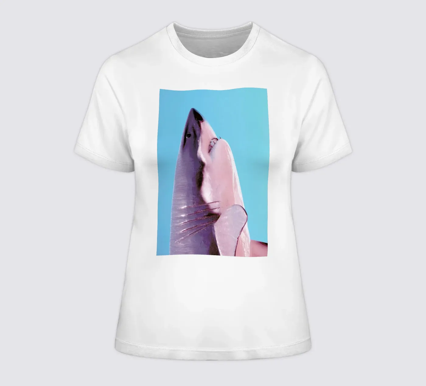 Attack! Blue t-shirt da donna da Ballack Art House