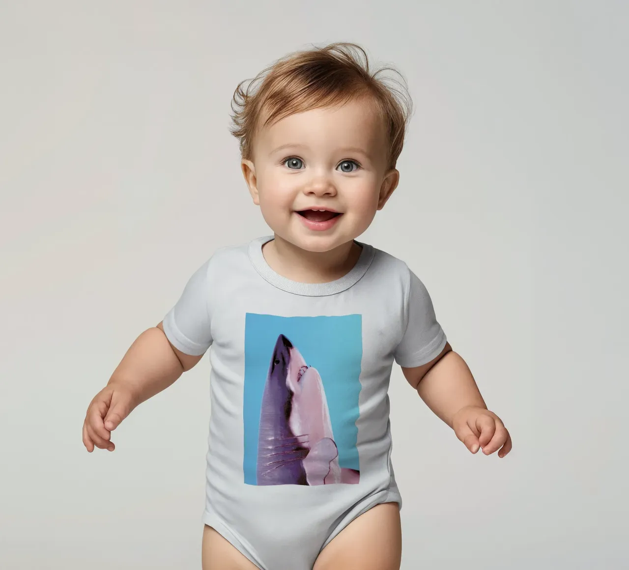 Attack! Blue body bébé de Ballack Art House