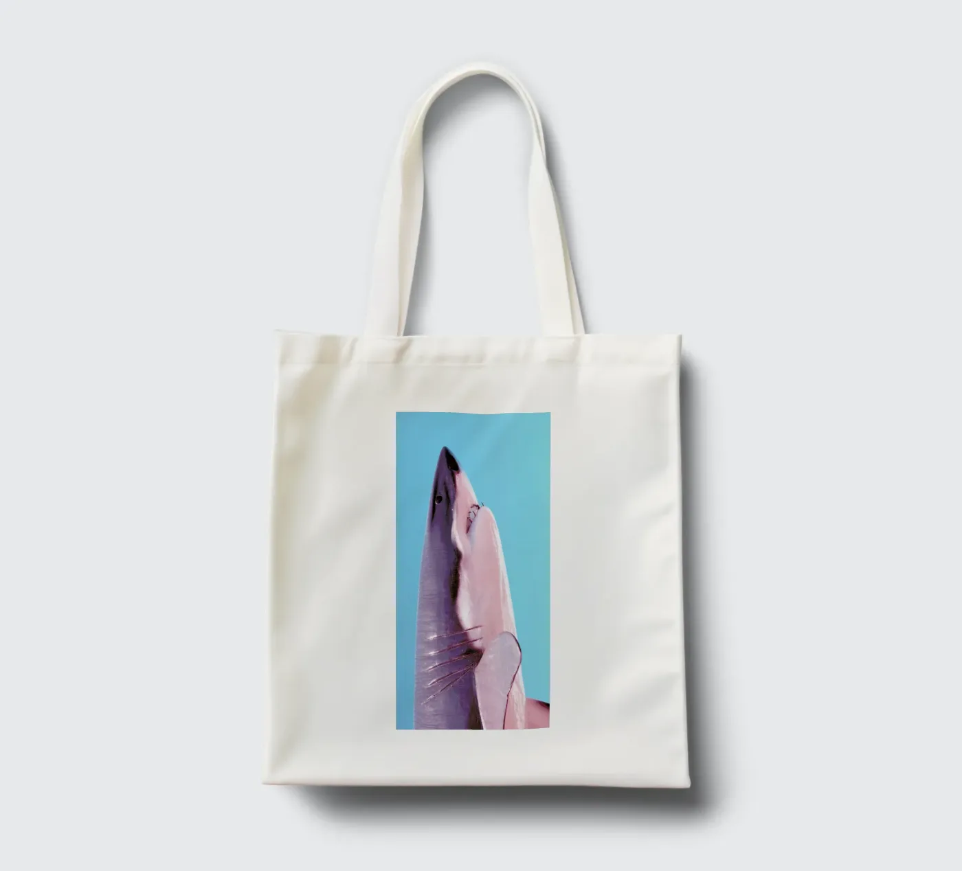 Attack! Blue tote bag by Ballack Art House