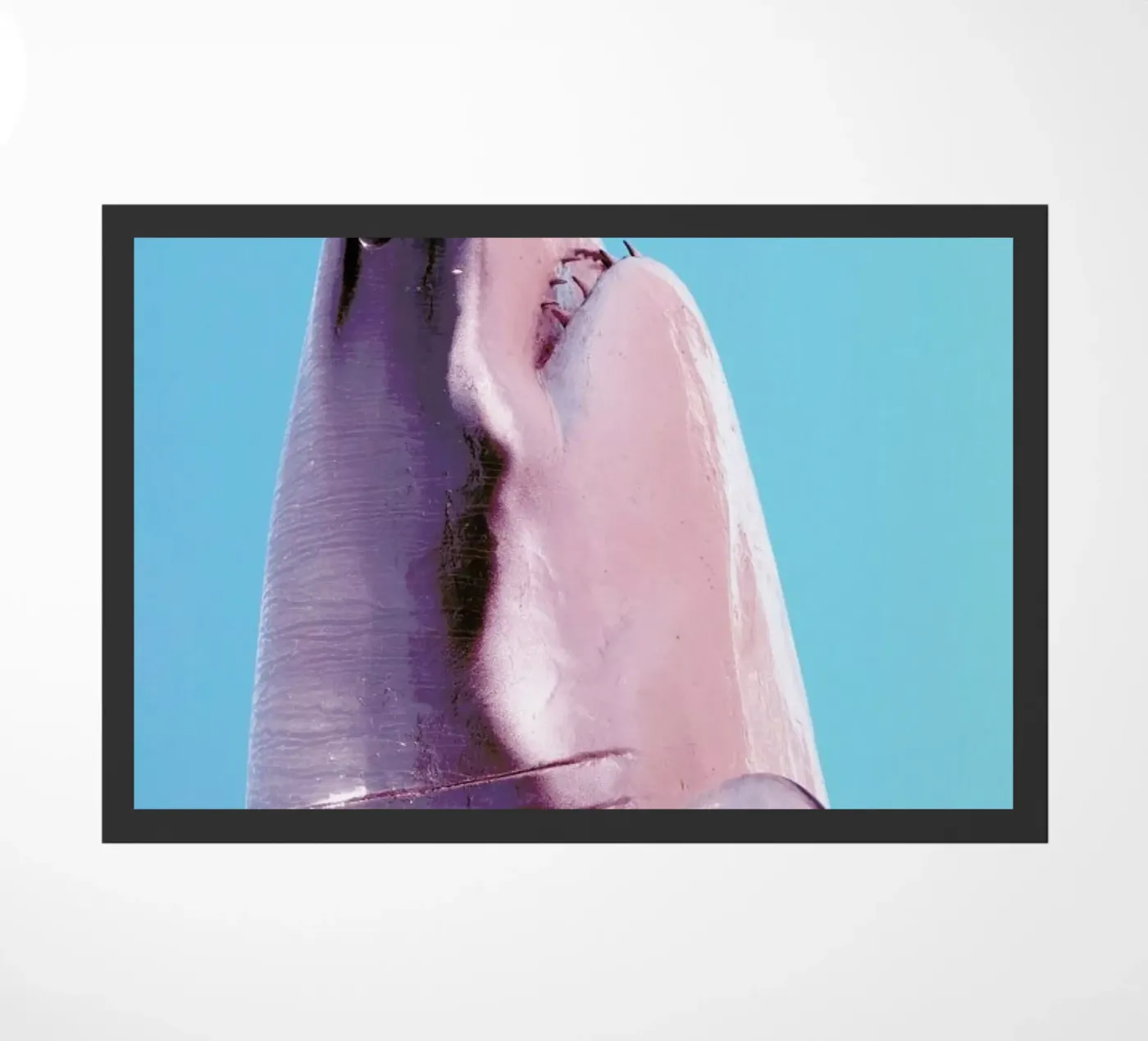 Attack! Blue deurmat van Ballack Art House