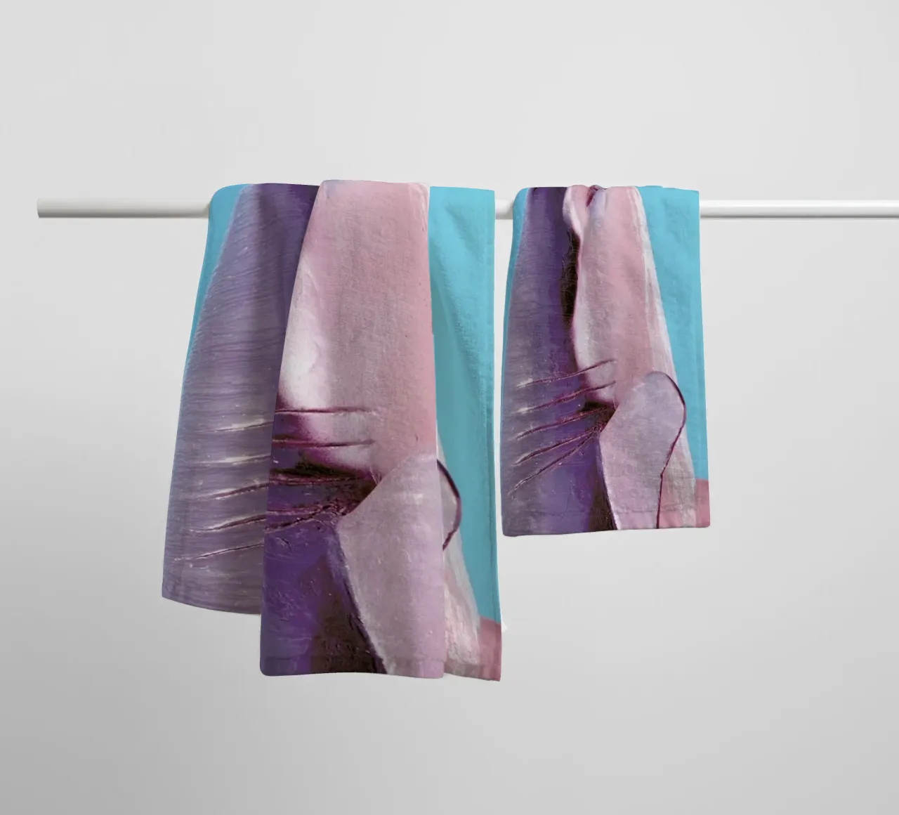 Attack! Blue asciugamano da bagno da Ballack Art House