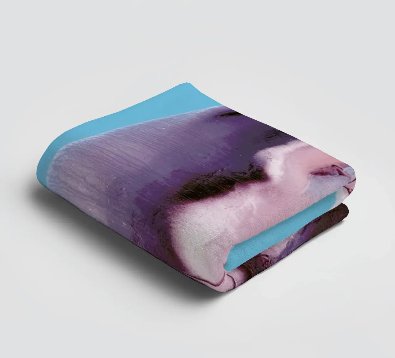 Attack! Blue towel by Ballack Art House