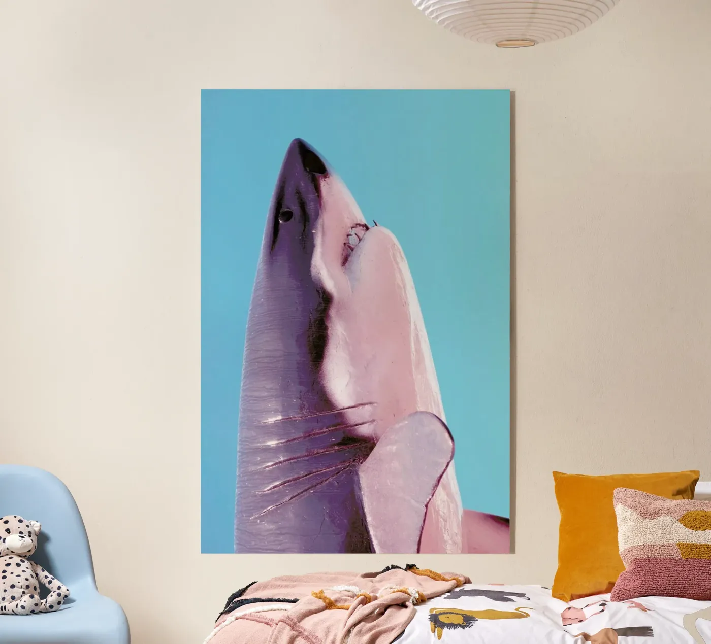 Attack! Blue acryl van Ballack Art House