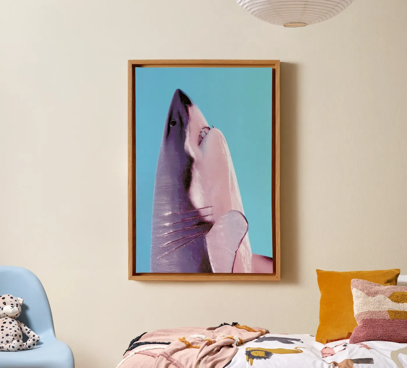 Attack! Blue Leinwand von Ballack Art House