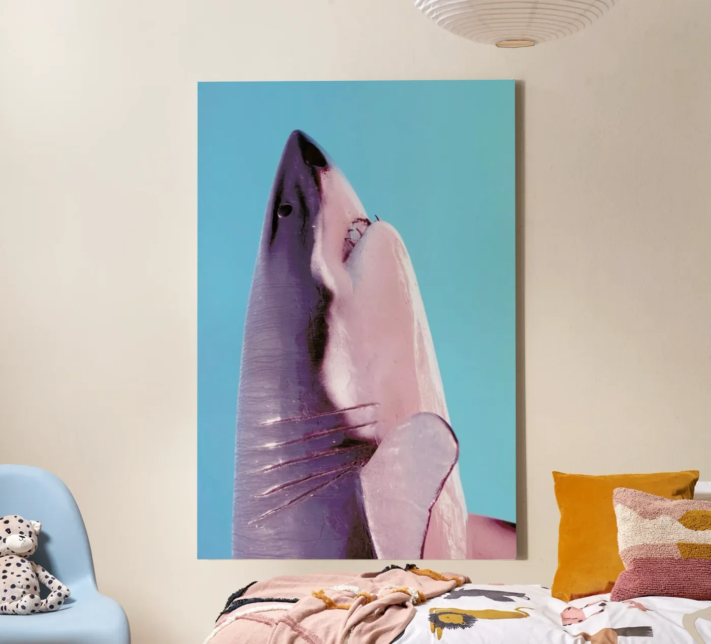 Attack! Blue Leinwand von Ballack Art House