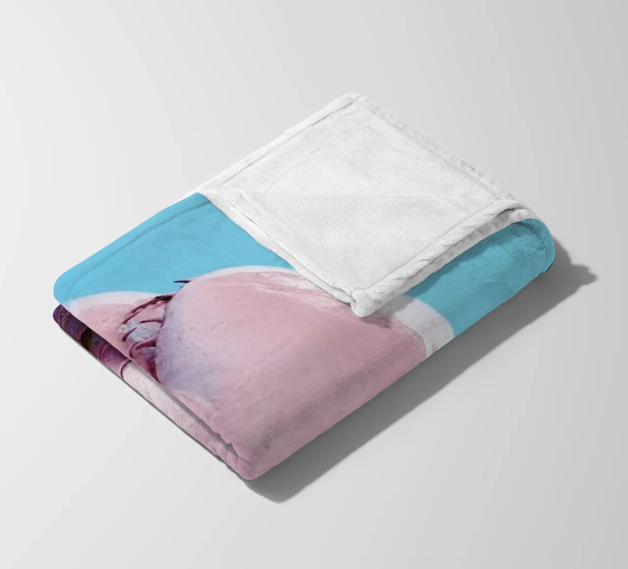 Attack! Blue fleecedeken van Ballack Art House