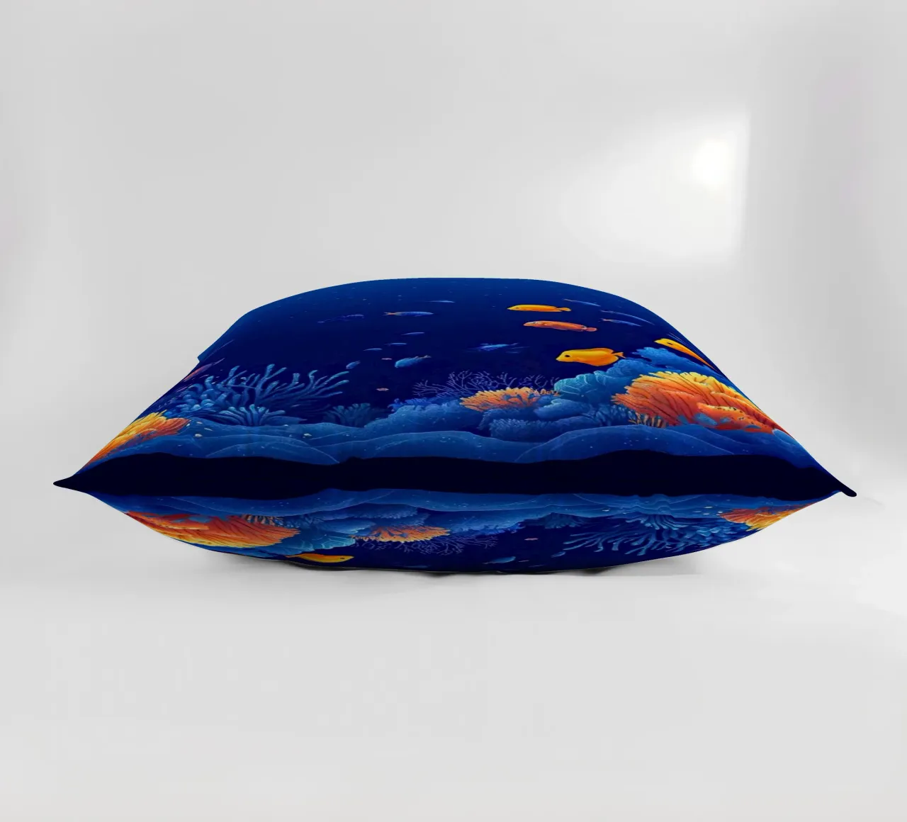 Coraux en Fête: Underwater Symphony decorative cushion by The Sea