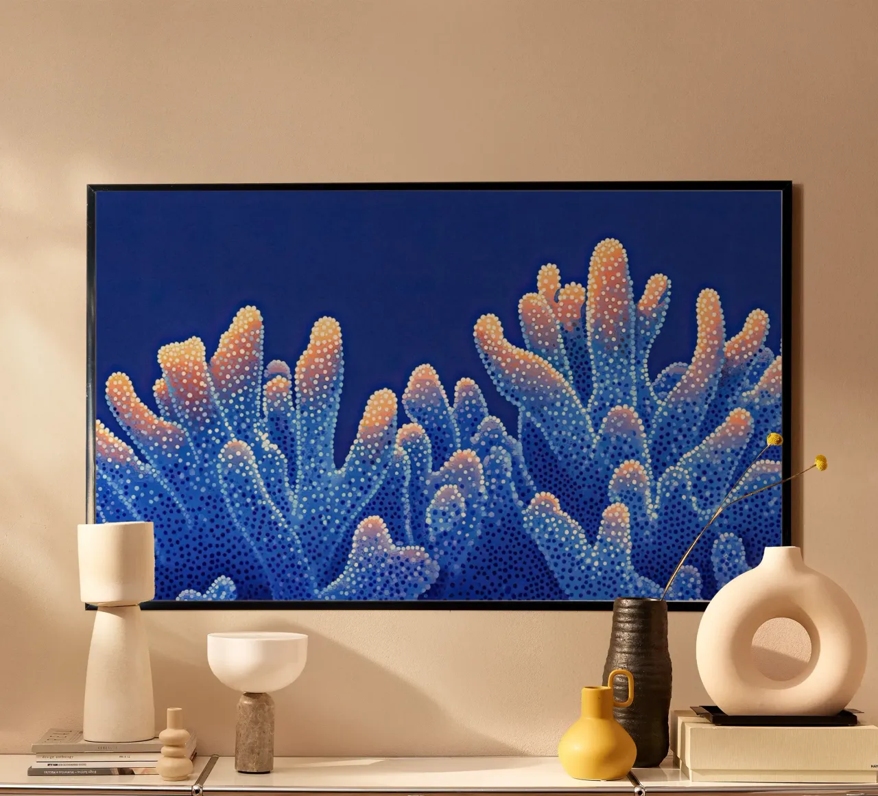 Corail en Lumière - Hedendaagse mariene kunst hahnemühle van The Sea