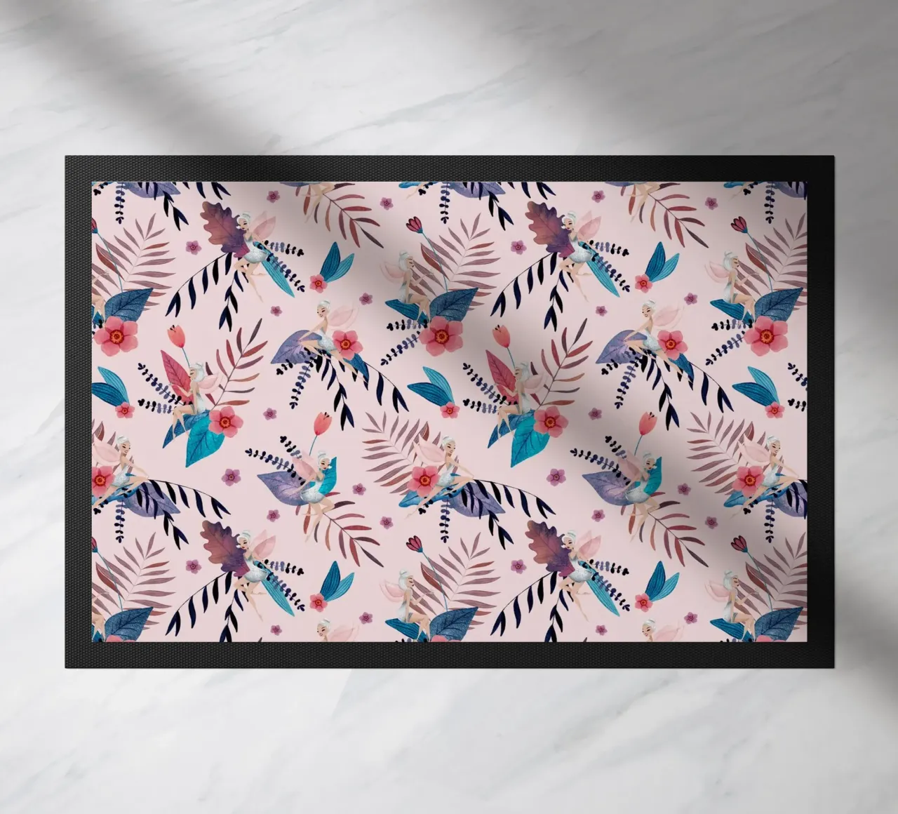 Fantom Fifi Art - Feenmuster Soft Pink zerbino da The Artcircle