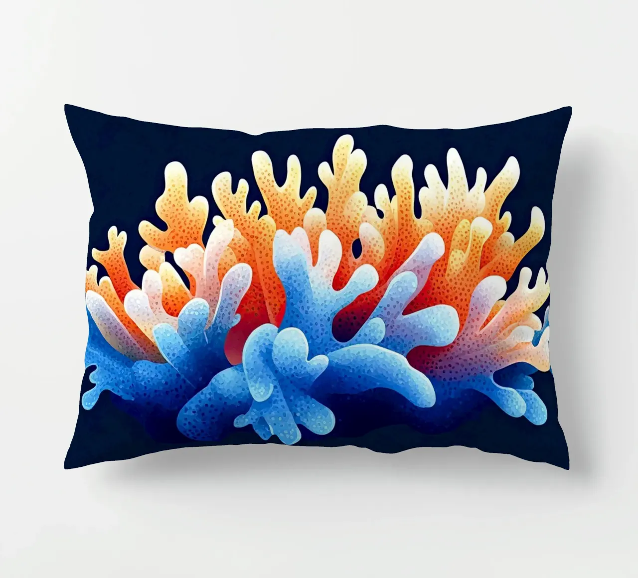 Corail en Harmonie - Natura Oceanique cuscino da The Sea