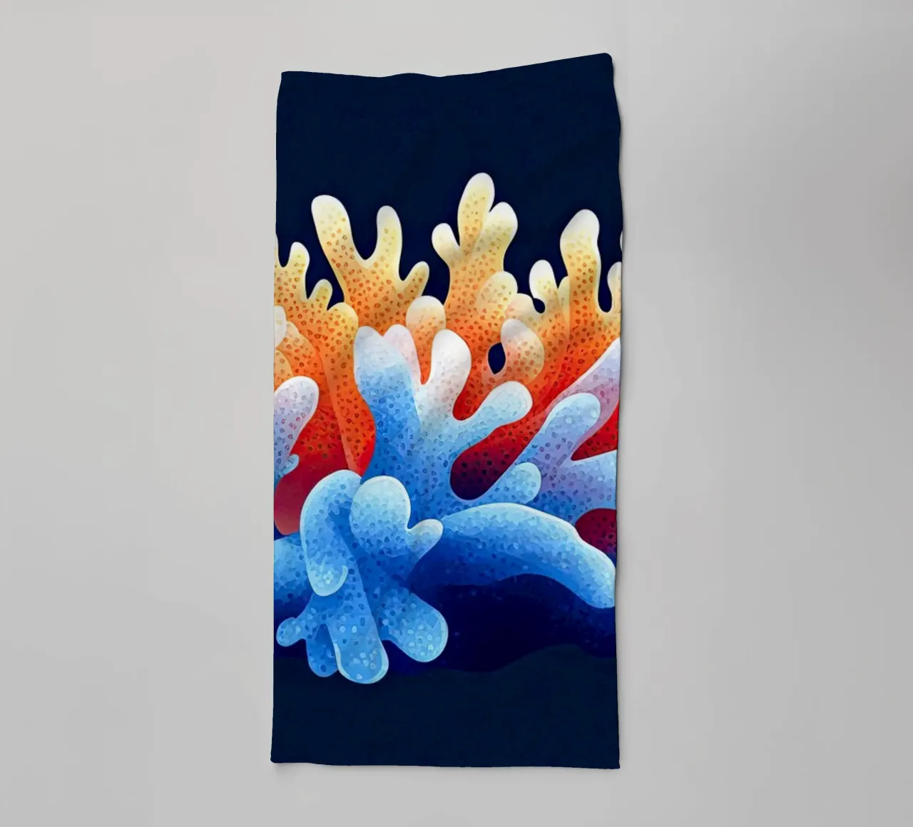 Corail en Harmonie - Nature Oceanique towel by The Sea