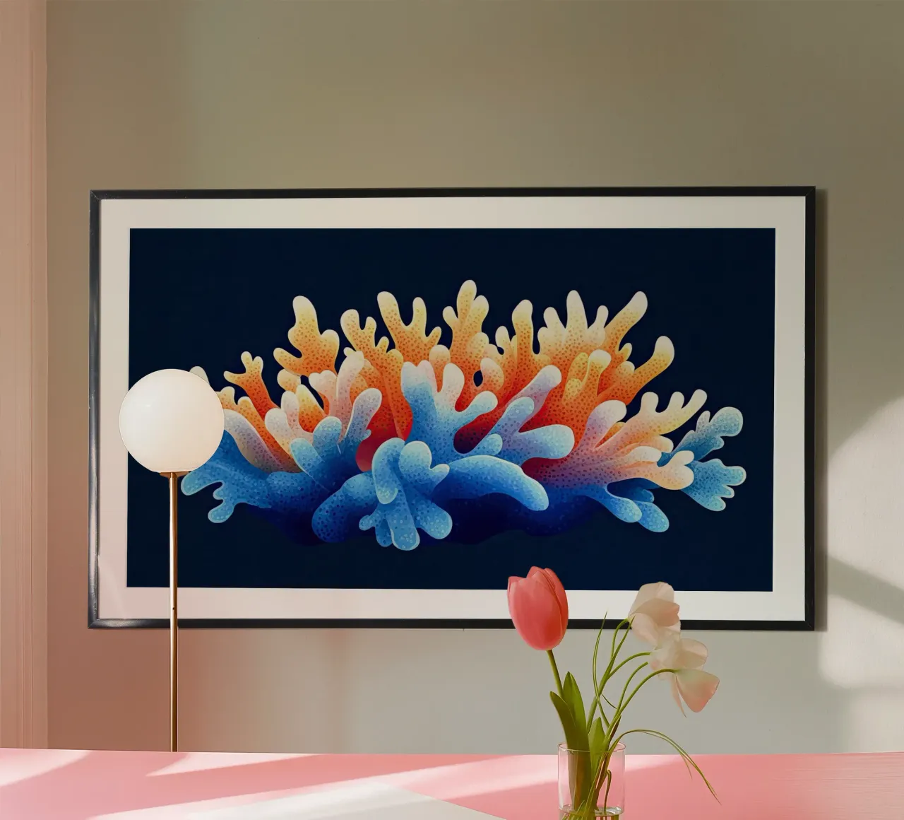 Corail en Harmonie - Nature Oceanique hahnemühle by The Sea