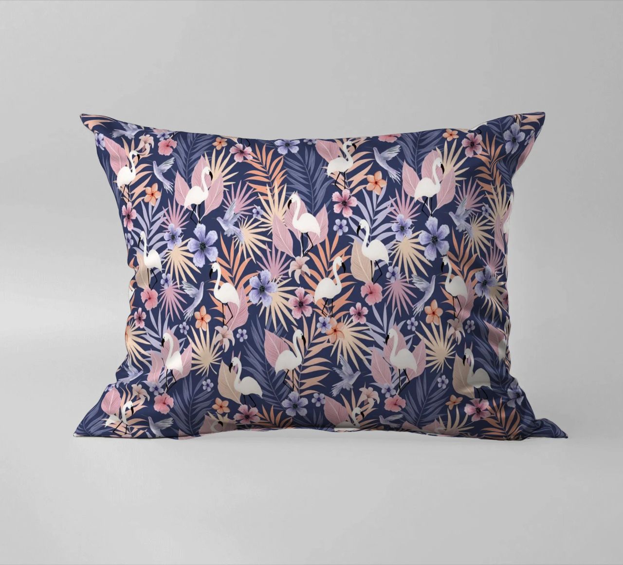 Fantom Fifi Art - Flamingo Muster cuscino da The Artcircle