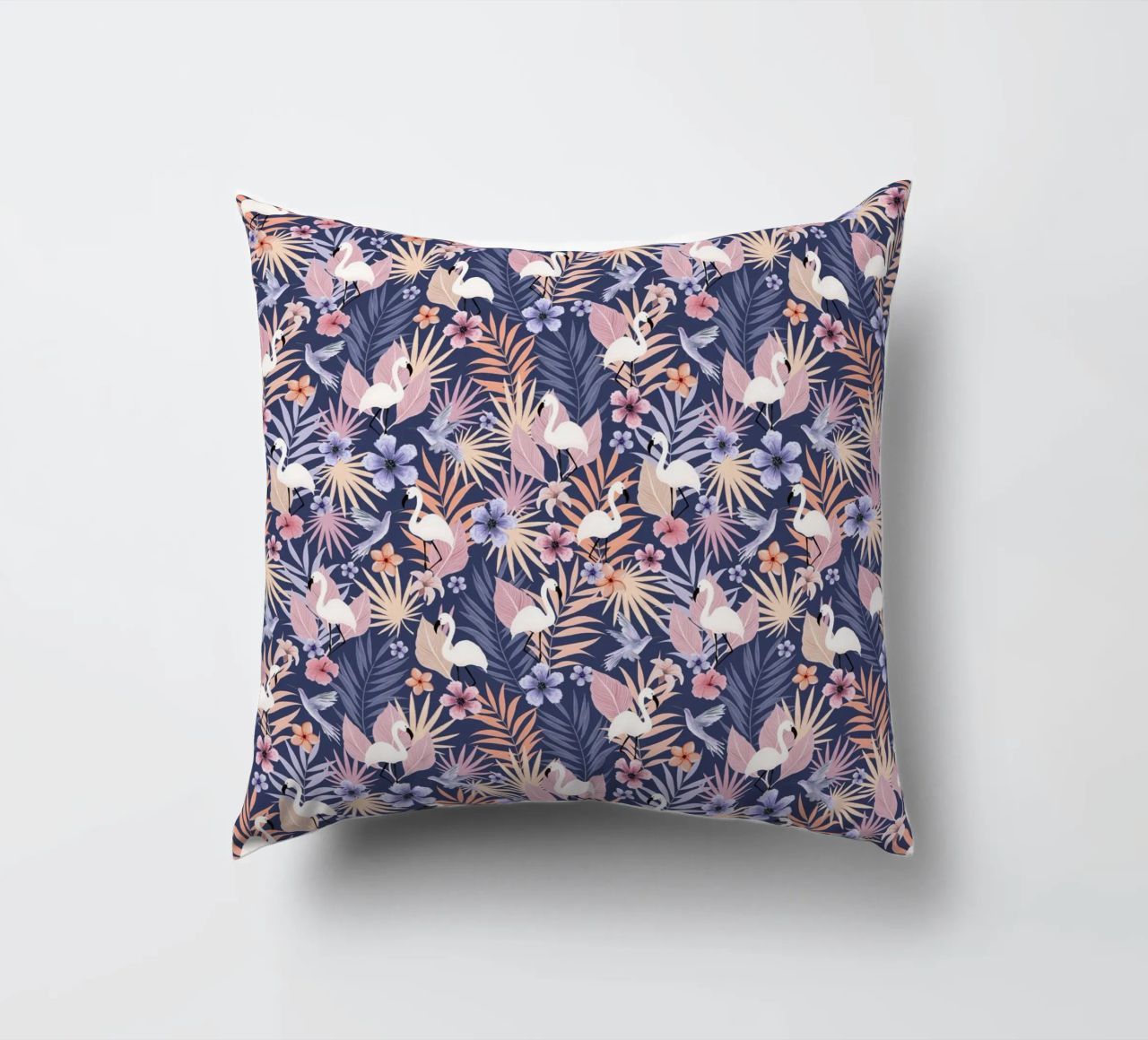 Fantom Fifi Art - Flamingo Muster cuscino da The Artcircle