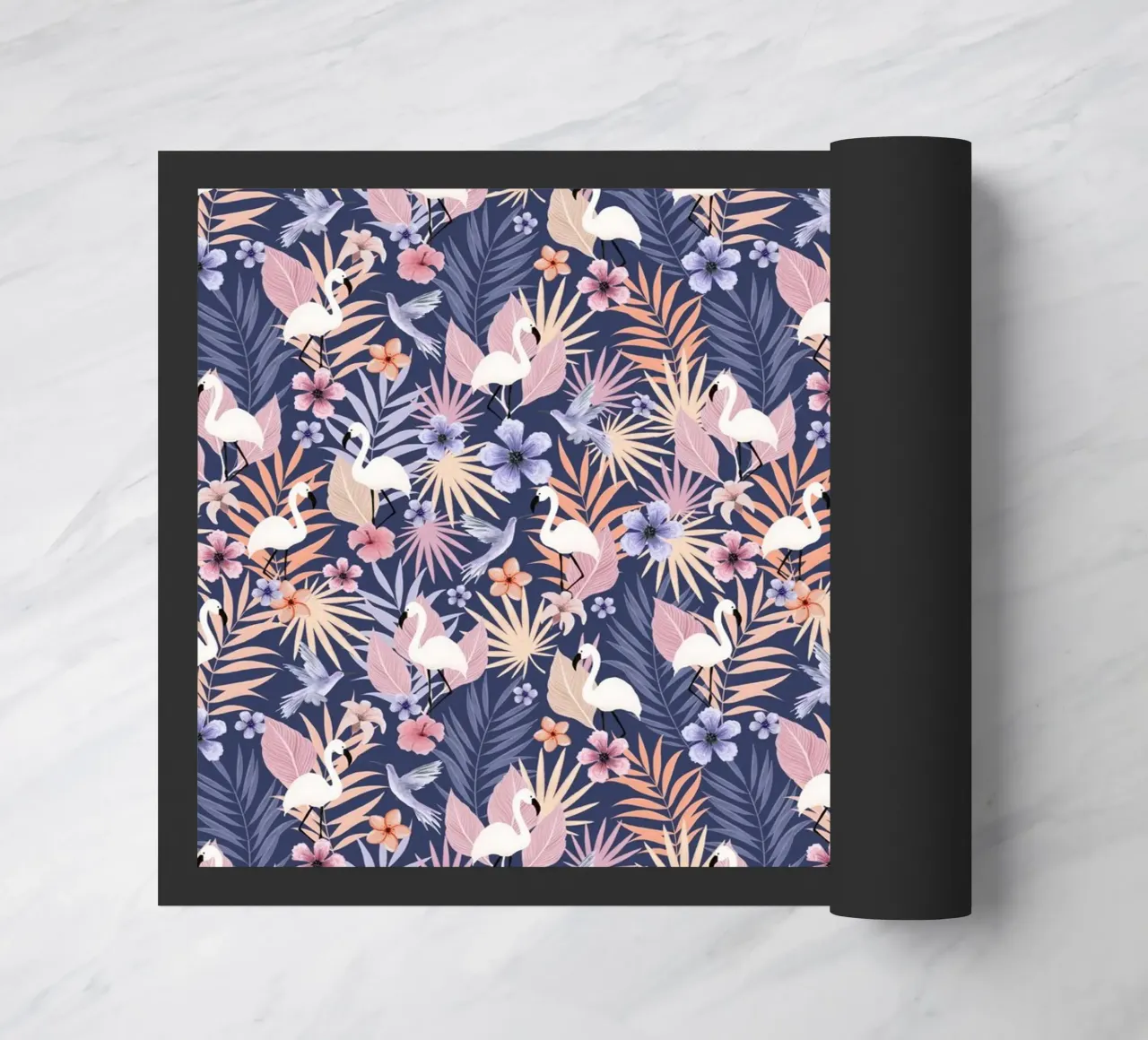 Fantom Fifi Art - Flamingo Muster zerbino da The Artcircle