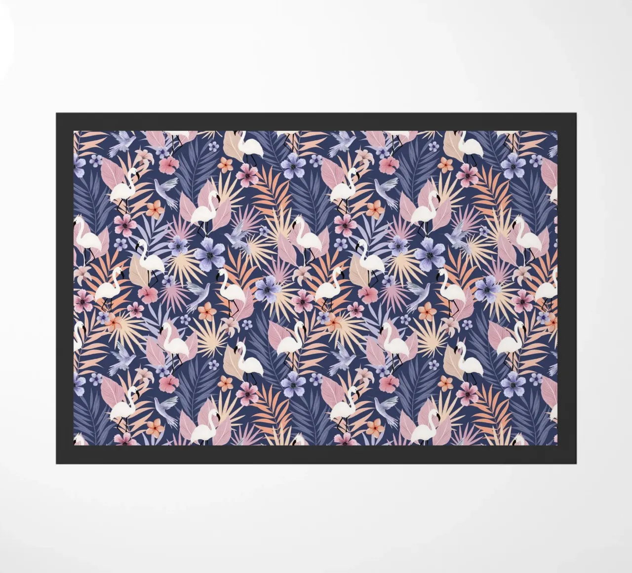 Fantom Fifi Art - Flamingo Muster felpudo de The Artcircle