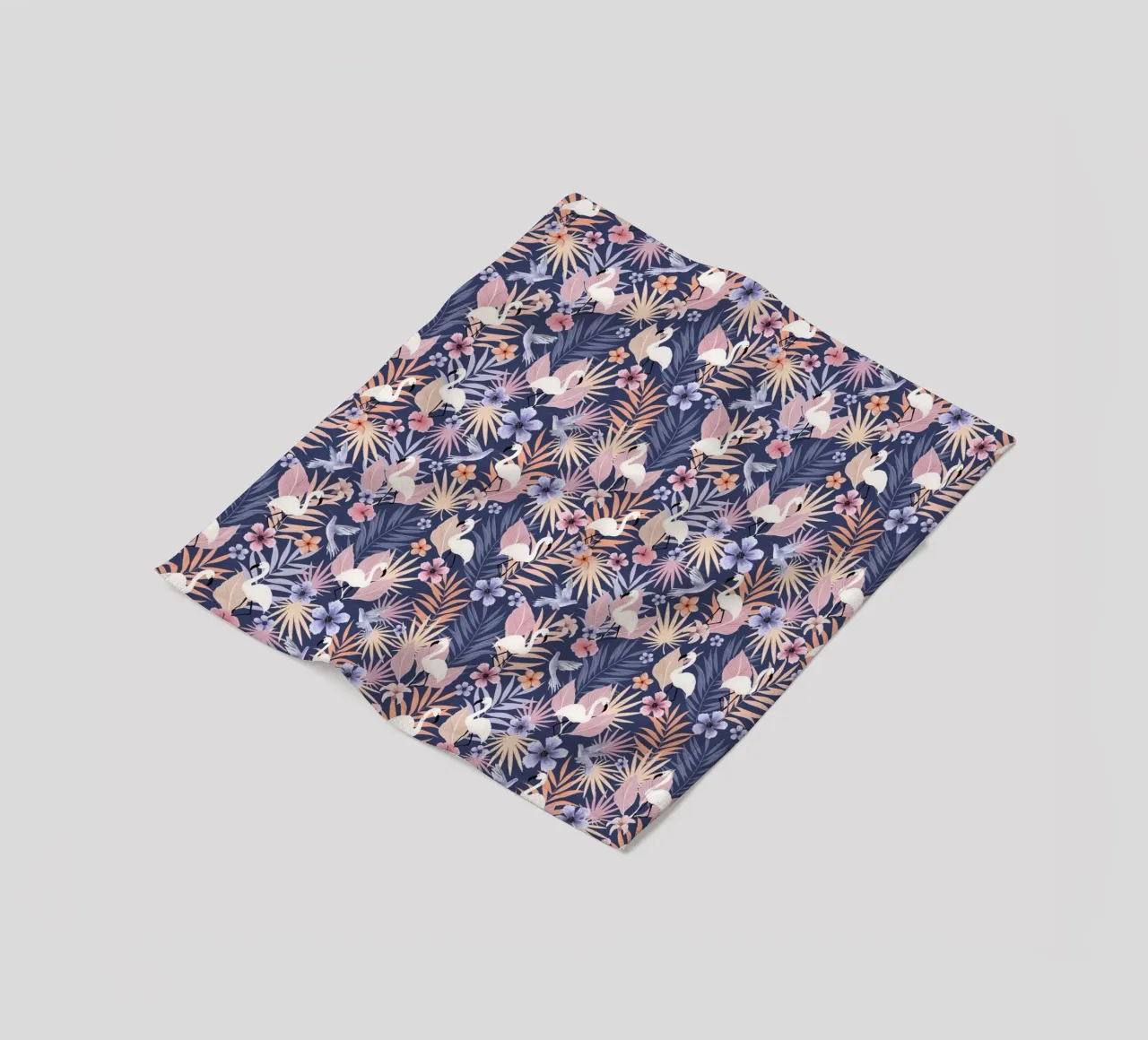 Fantom Fifi Art - Flamingo Muster coperta in pile da The Artcircle