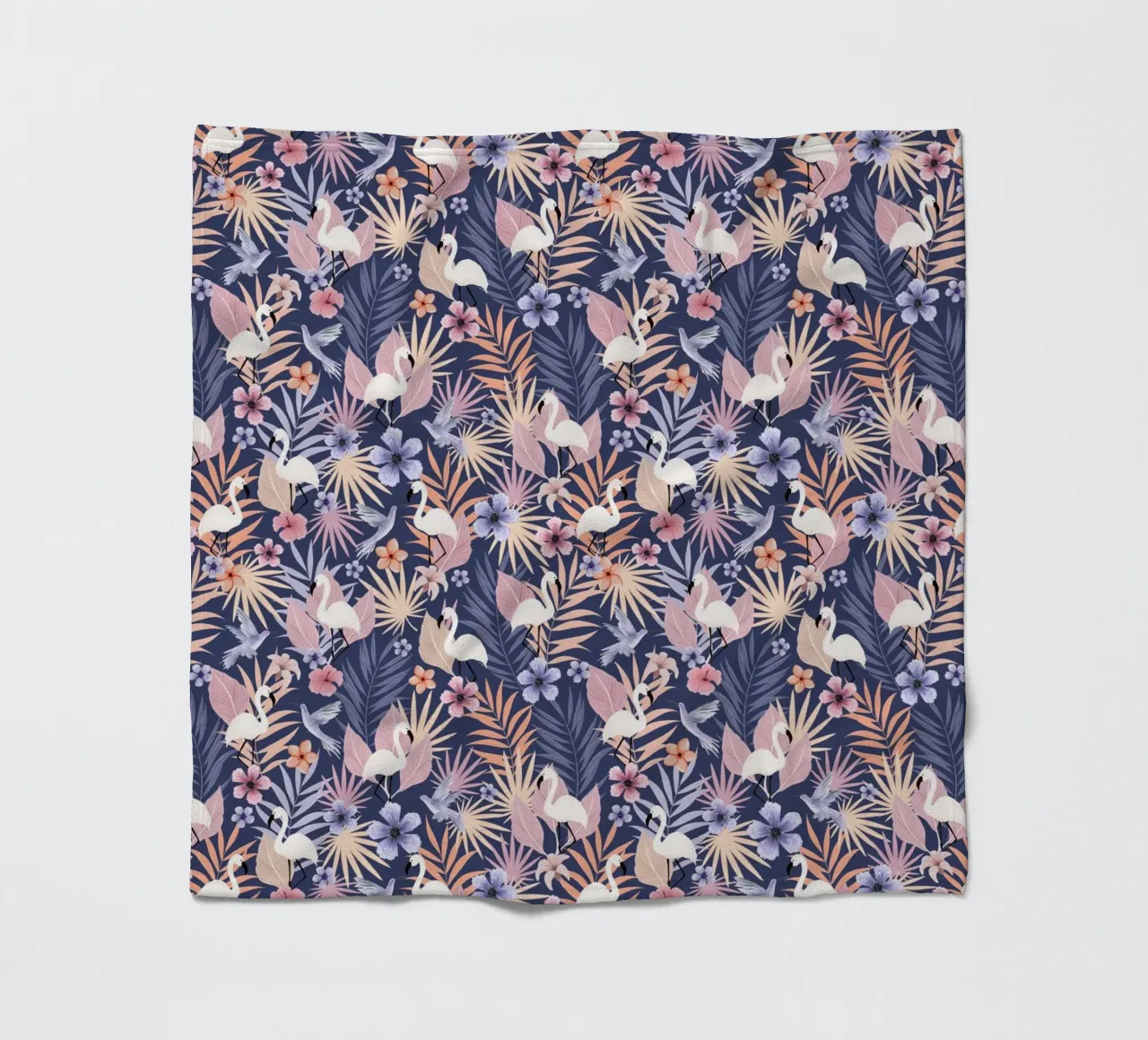 Fantom Fifi Art - Flamingo Muster coperta in pile da The Artcircle