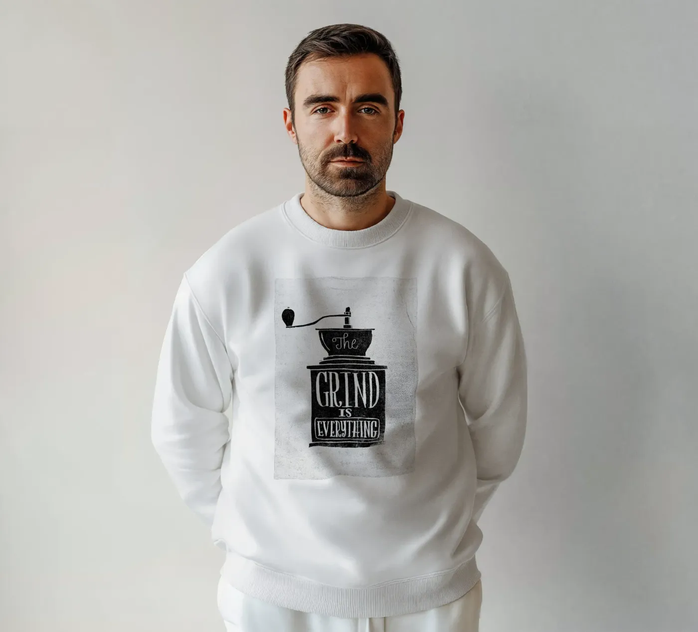 Grind sweatshirt by Matthew Taylor Wilson