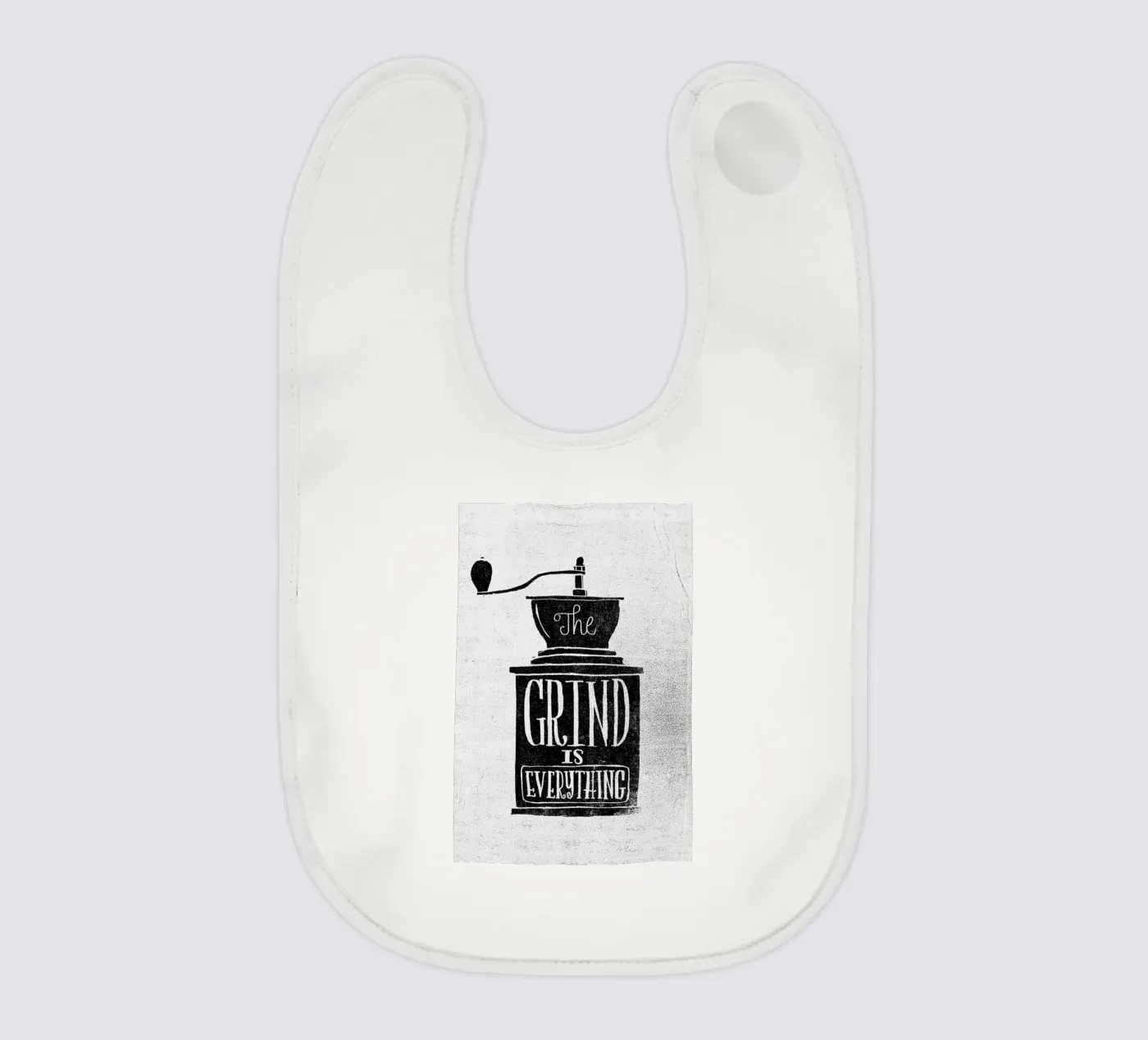 Grind baby bib by Matthew Taylor Wilson