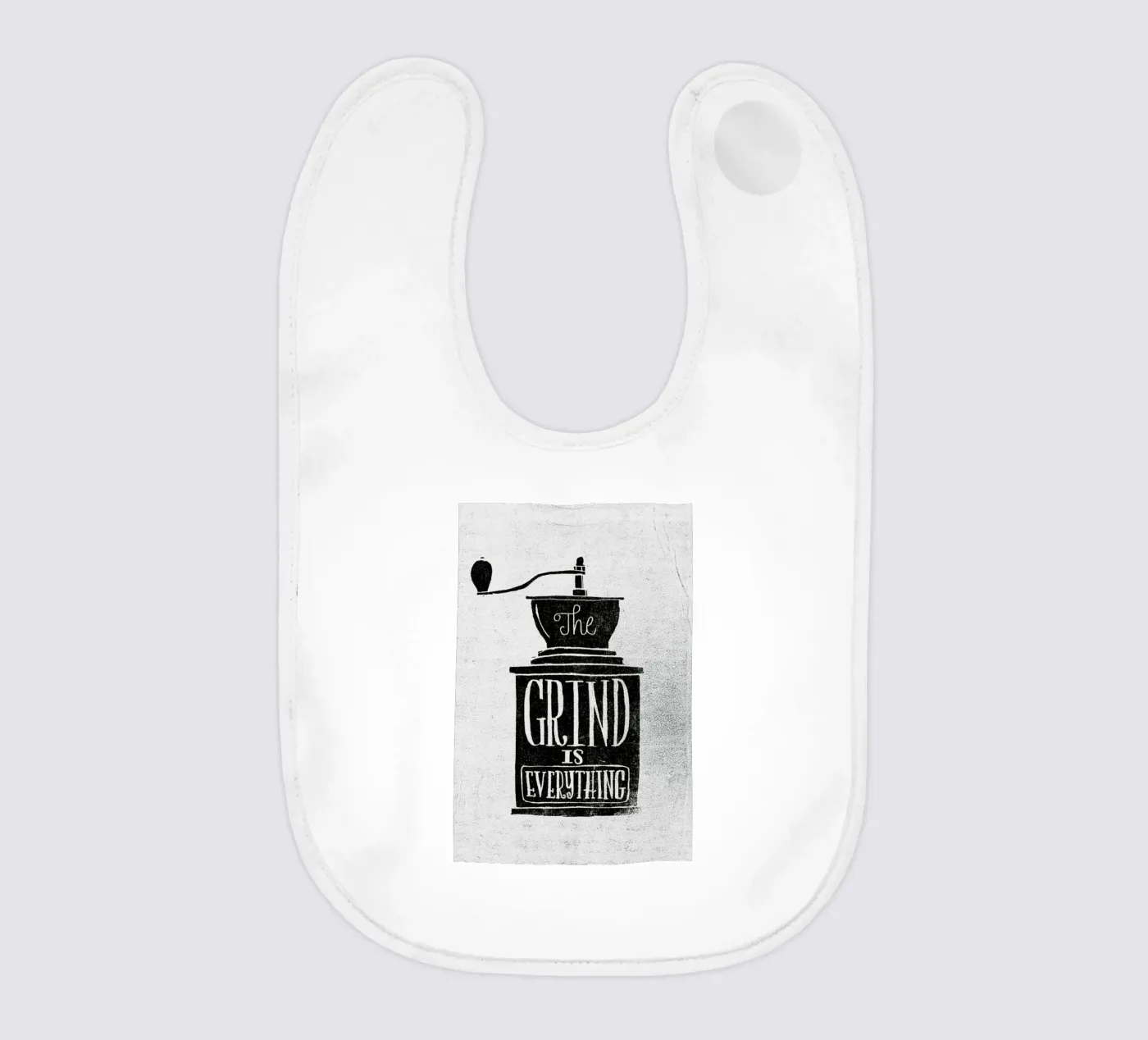 Grind baby bib by Matthew Taylor Wilson