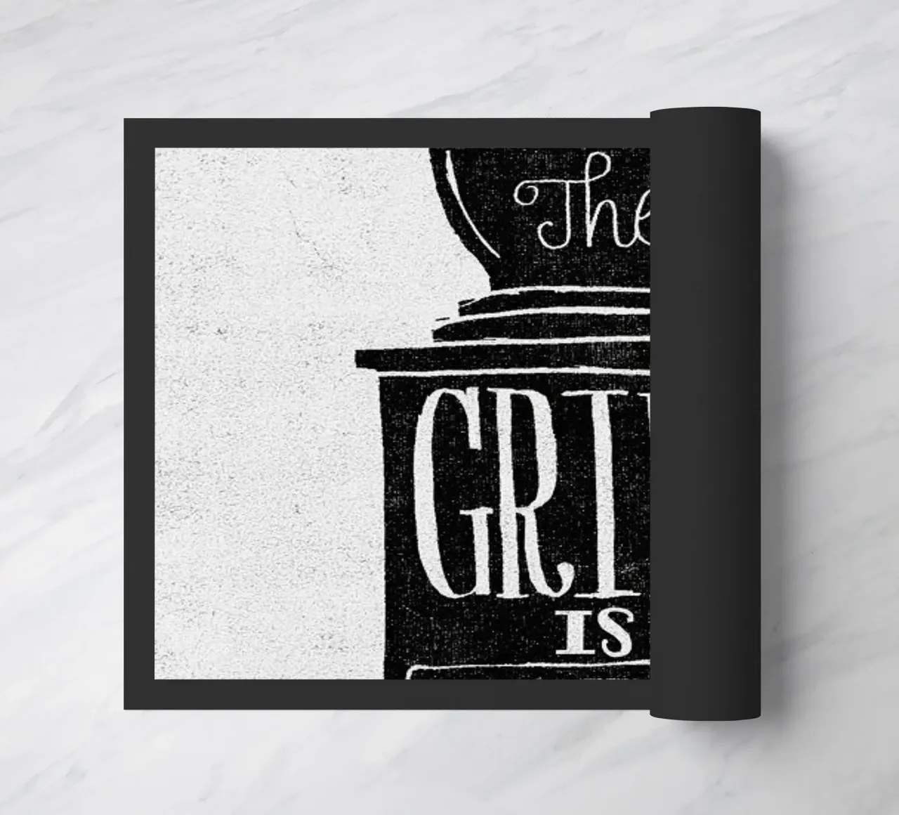 Grind doormat by Matthew Taylor Wilson